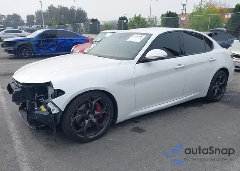 2018 Alfa Romeo Giulia Ti Sport Rwd from USA, damaged, VIN ZARFAECNXJ7564913